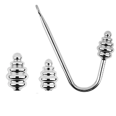 8826 Screw-in GreatBenefit Set Hook Ribbed Anal 1007
